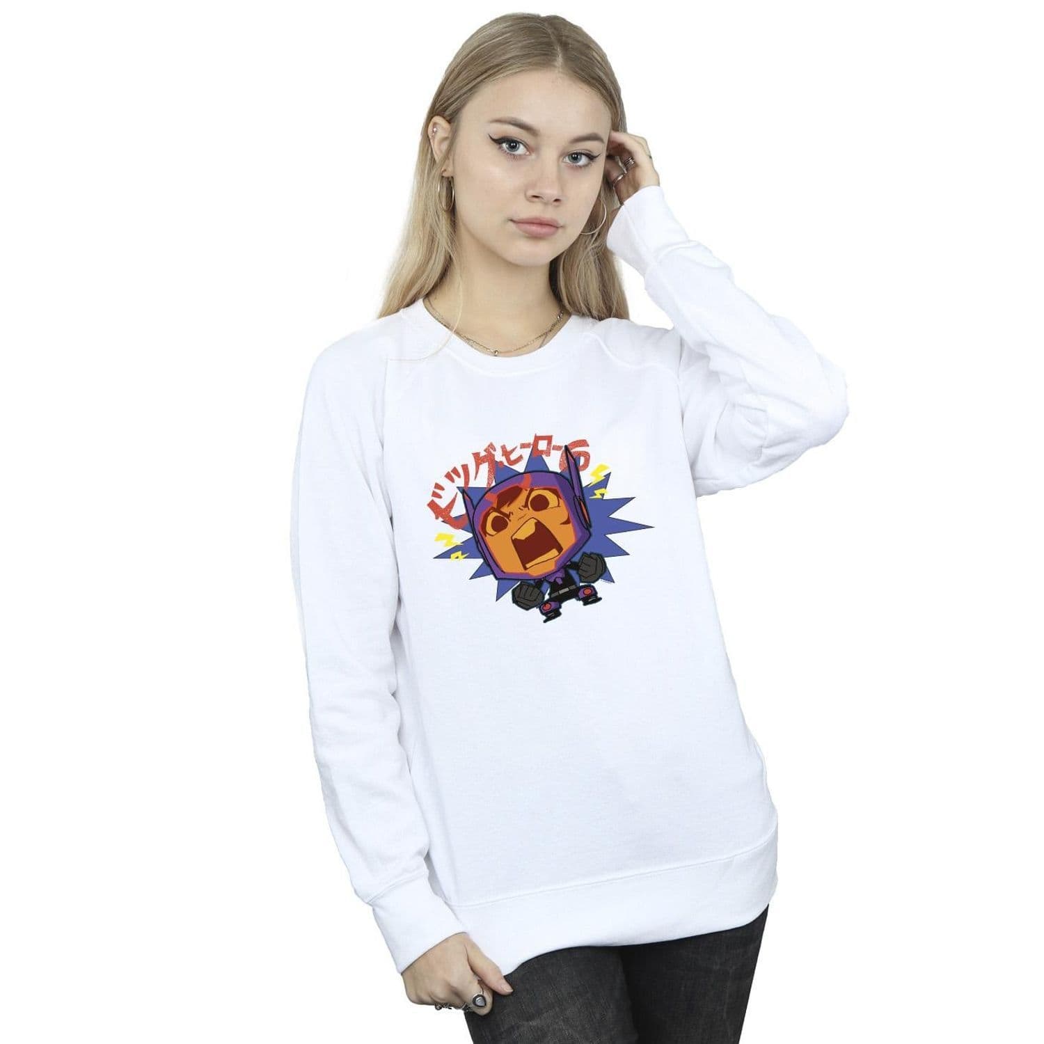 Big Hero 6 Baymax Hiro Angry Manga Sweatshirt