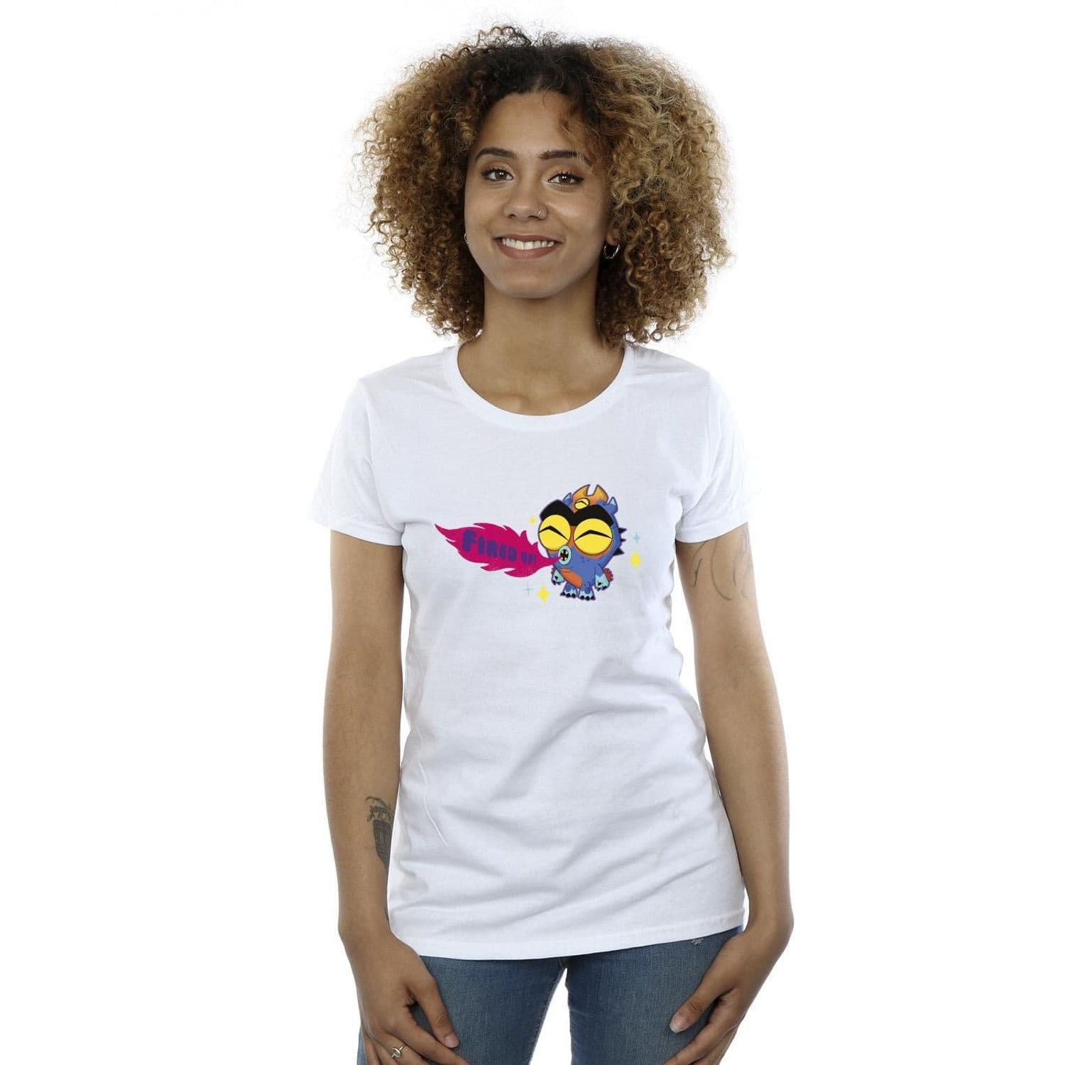 Big Hero 6 Baymax Fred Fired Up Cotton T Shirt