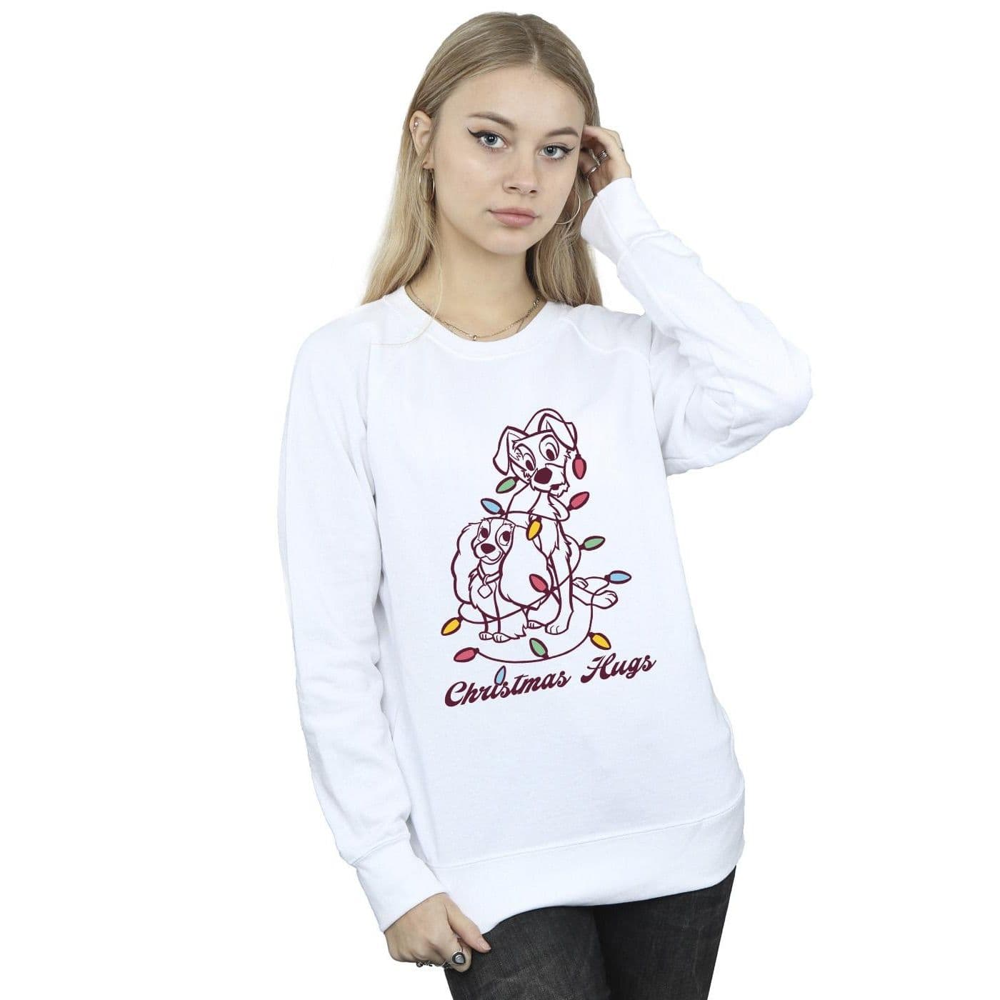& Tramp Christmas Hugs Sweatshirt