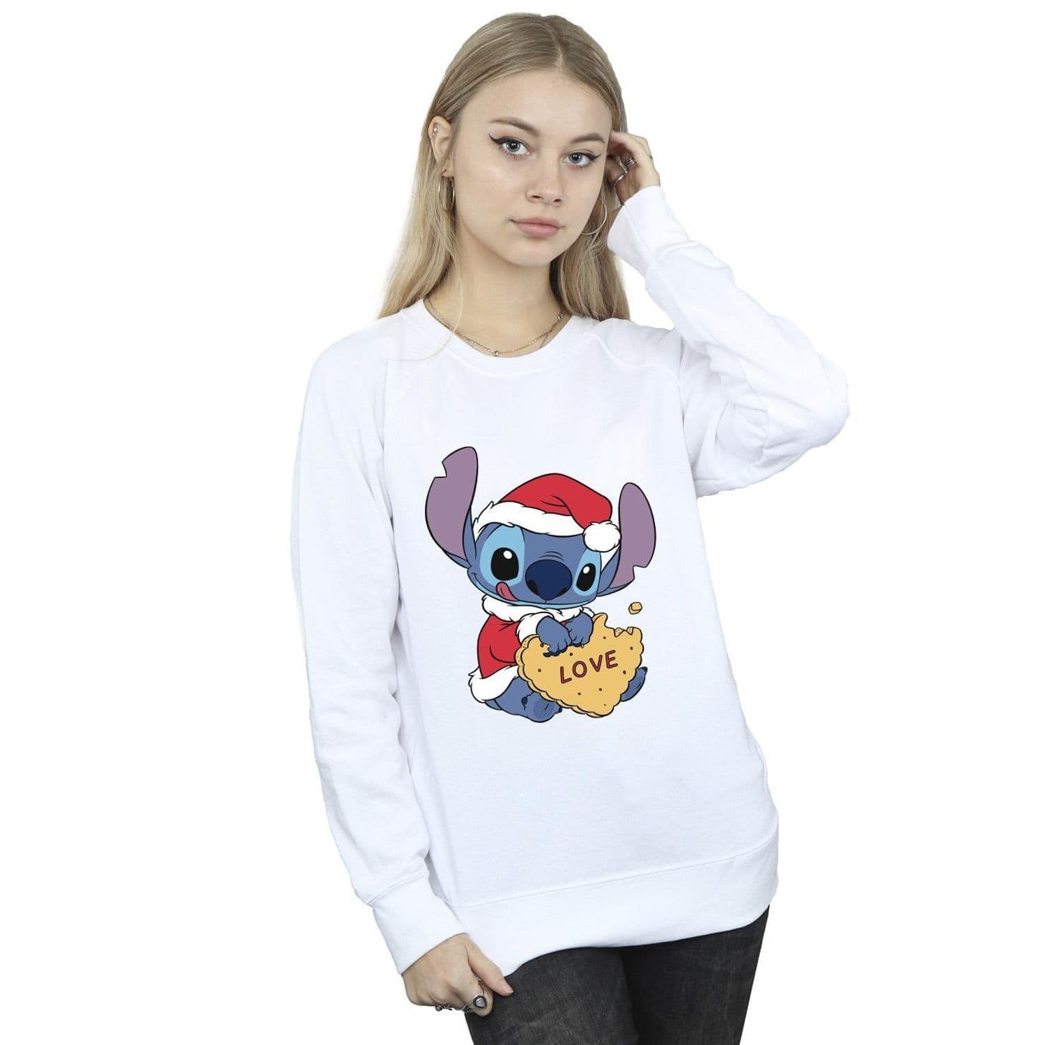 Lilo & Stitch Christmas Love Biscuit Sweatshirt