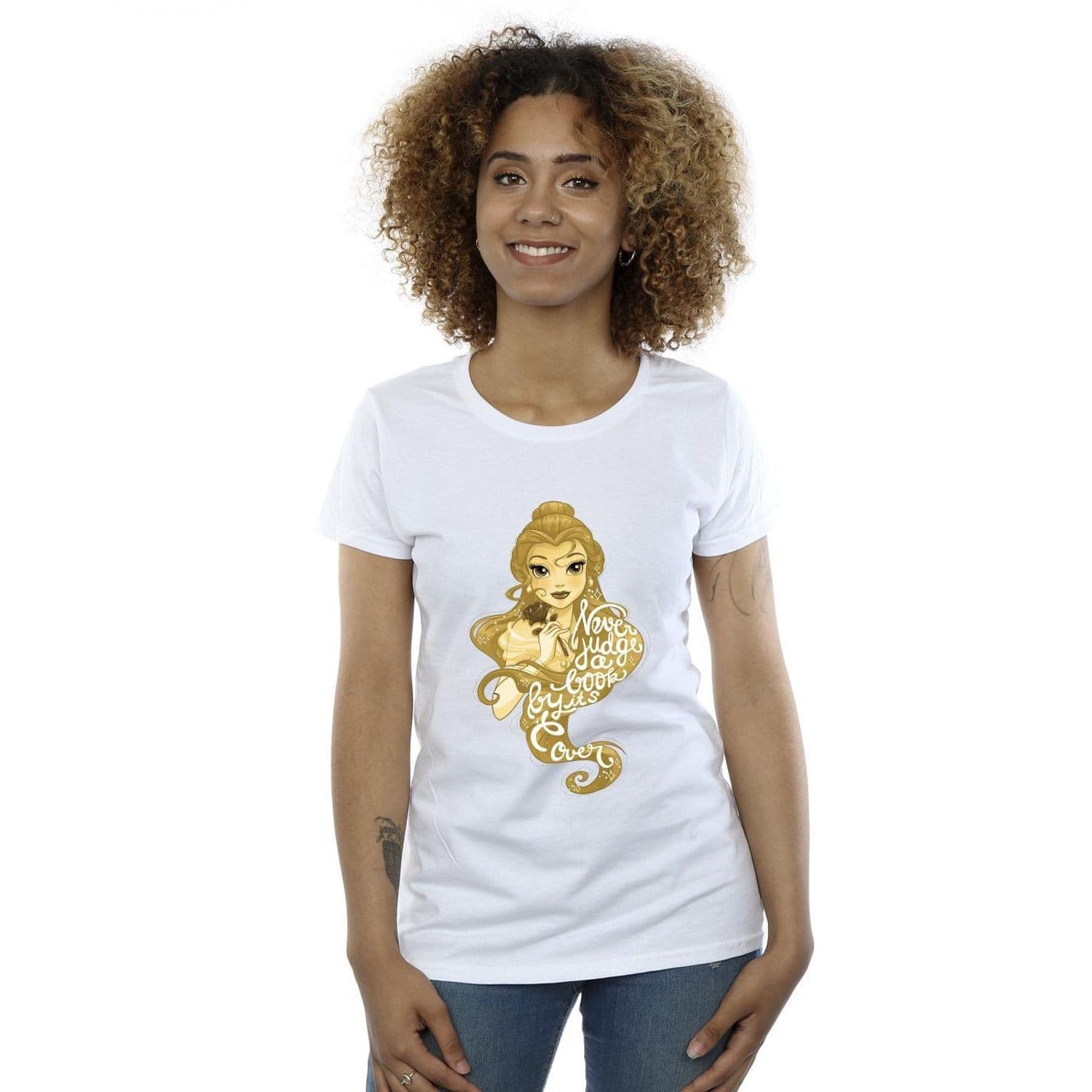 Beauty & Beast Never Judge Cotton T Shirt