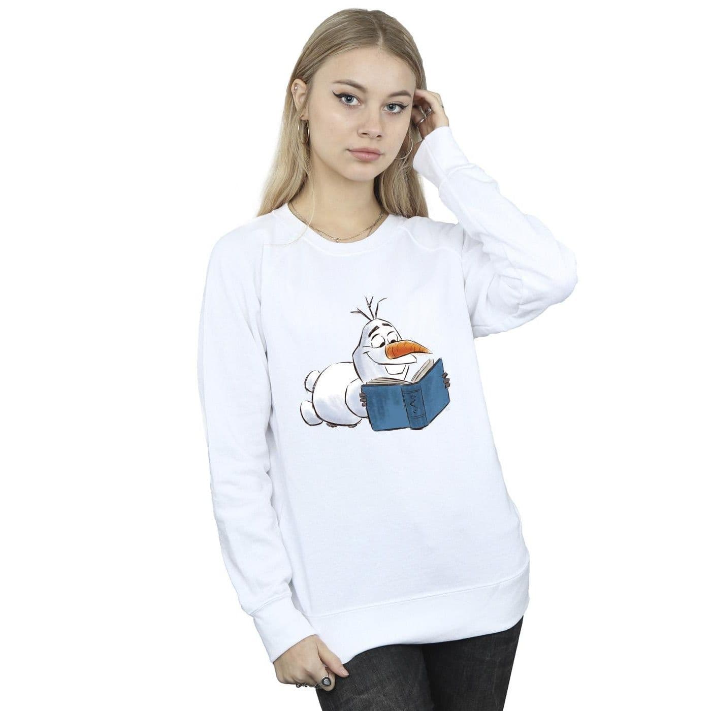 Frozen Olaf Reading Sweatshirt