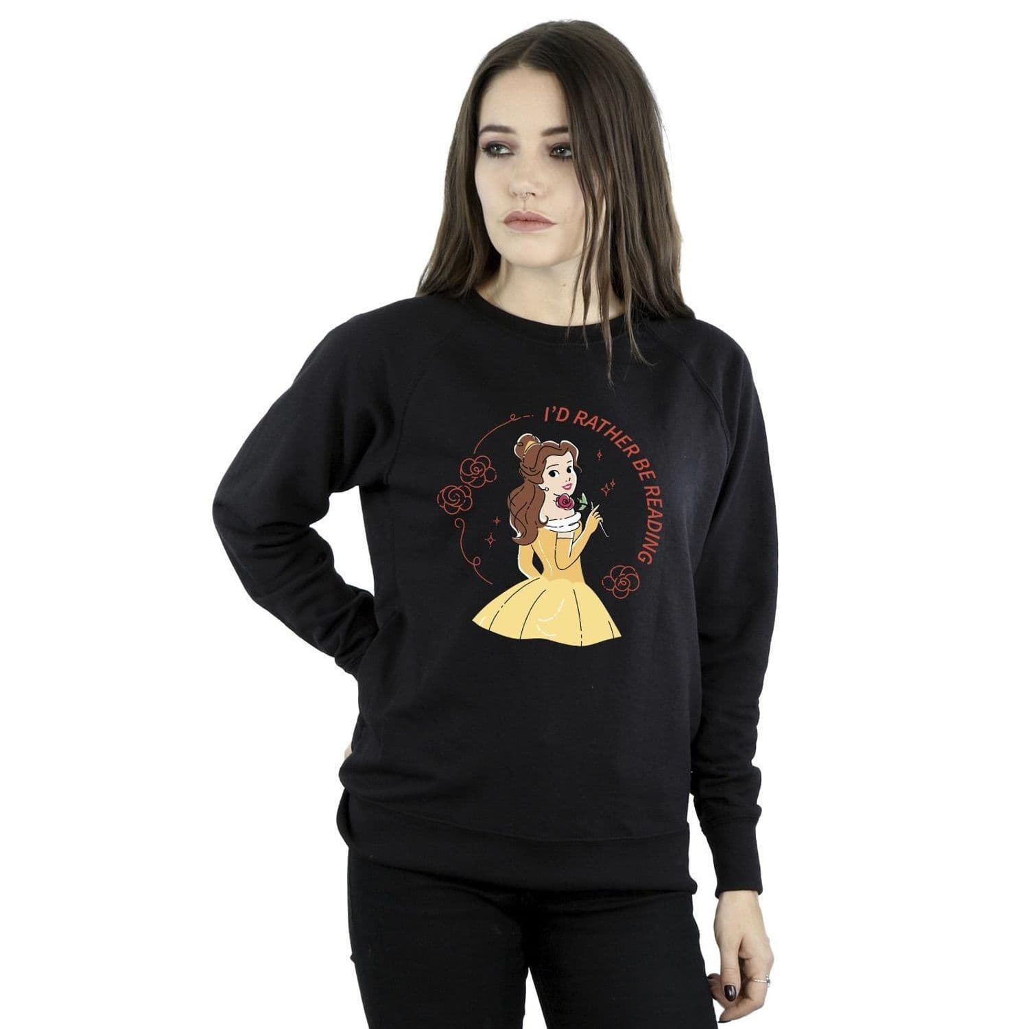 Beauty & Beast I´d Rather Be Reading Sweatshirt