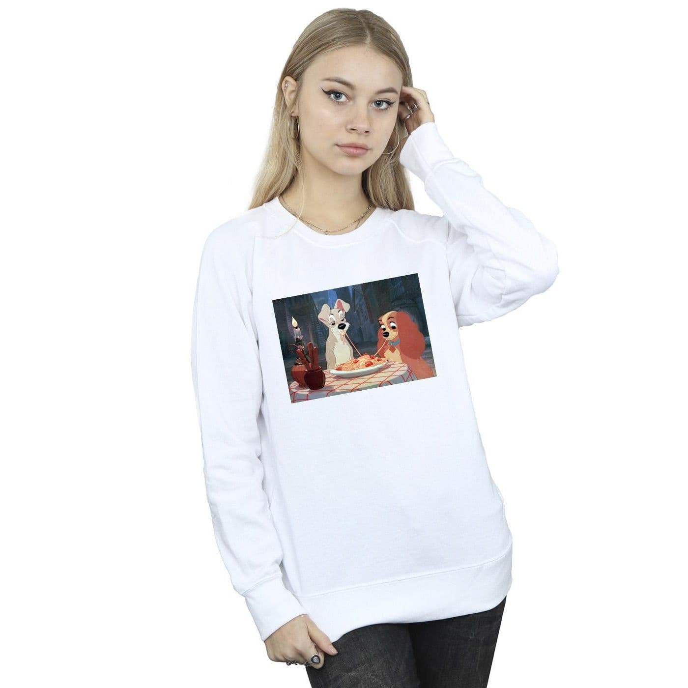 & Tramp Spaghetti Photo Sweatshirt