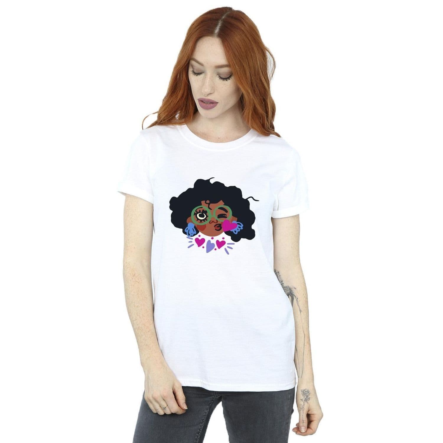 Encanto Mirabel Kiss Cotton Boyfriend T Shirt