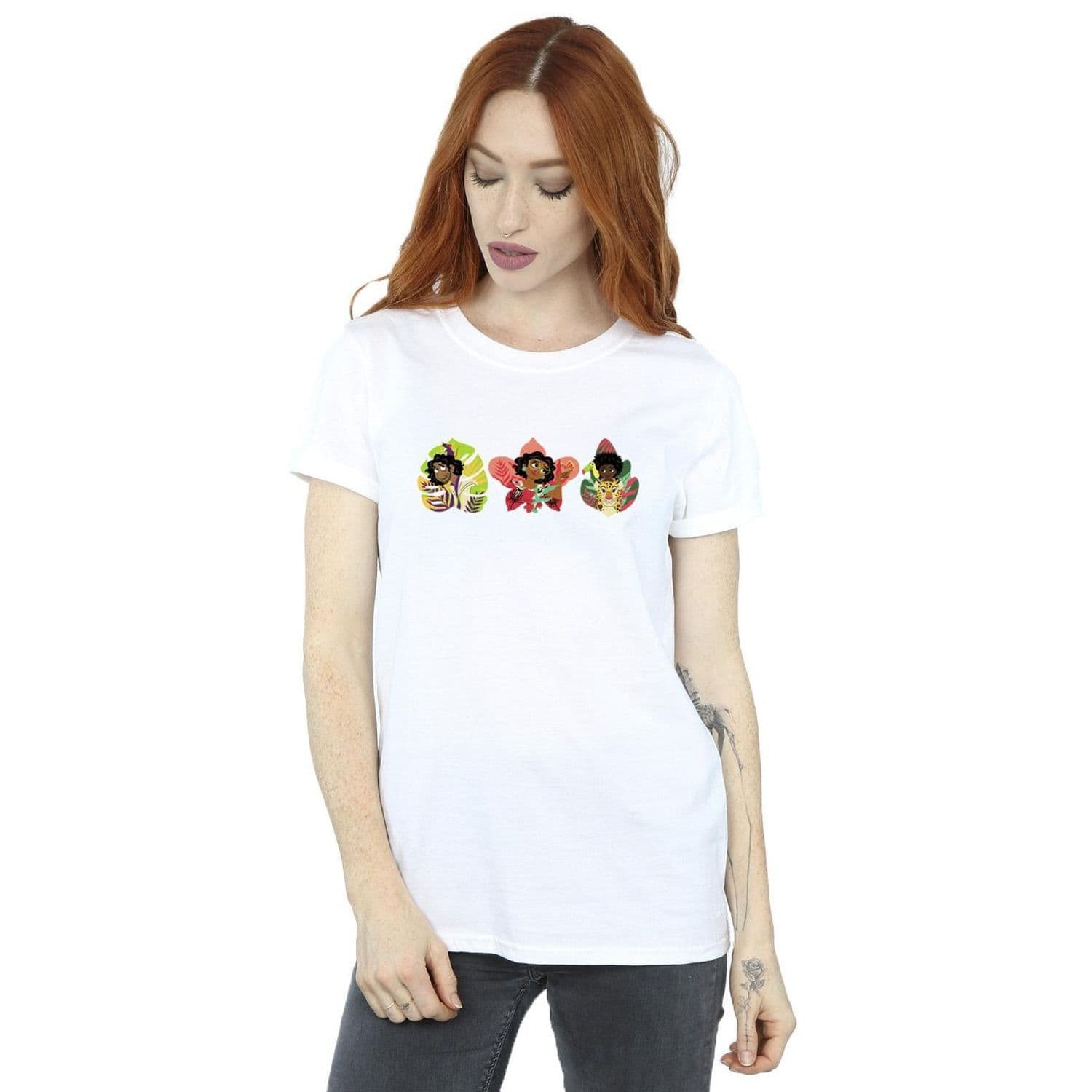 Encanto Family Line Cotton Boyfriend T Shirt
