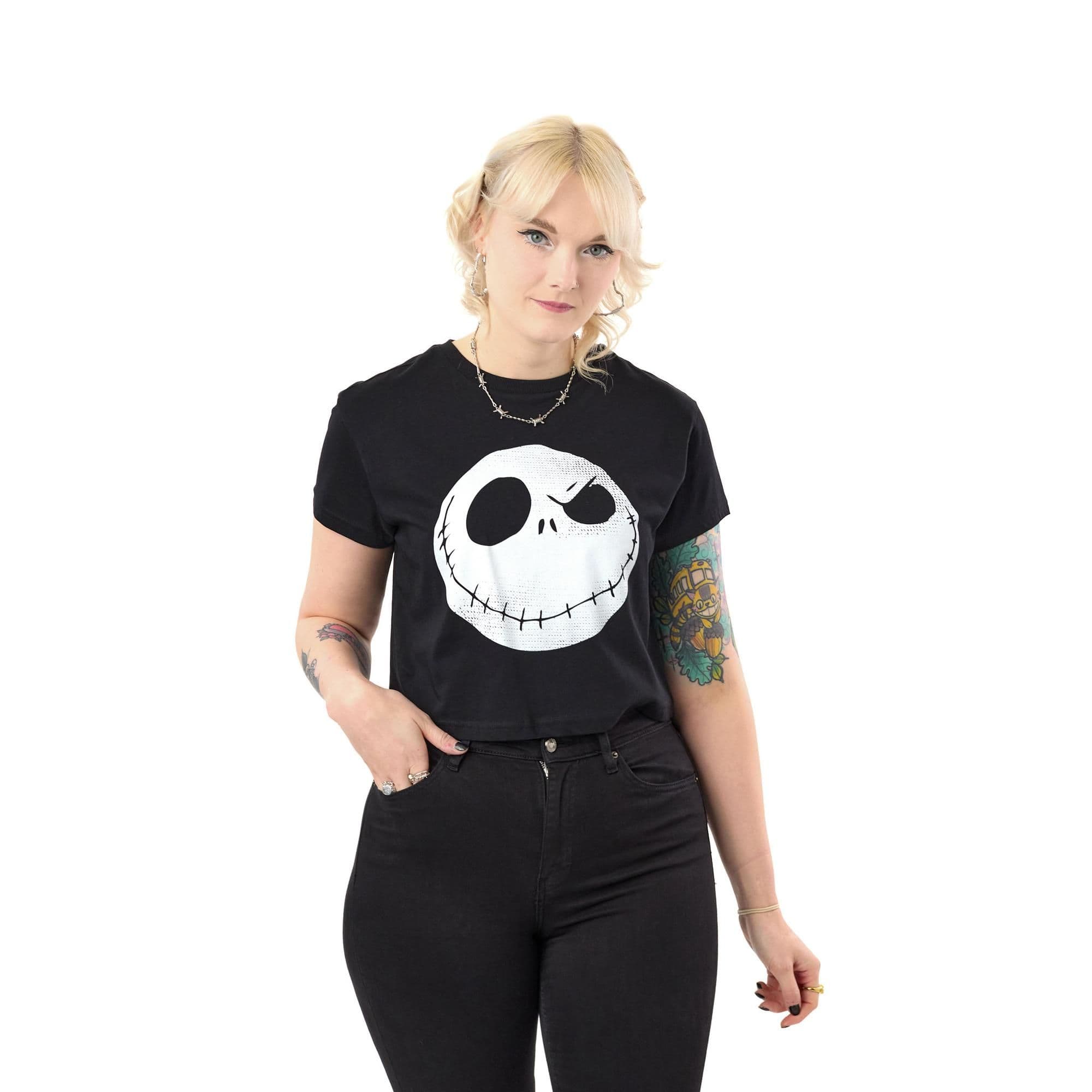 Cropped Short Sleeved T Shirt