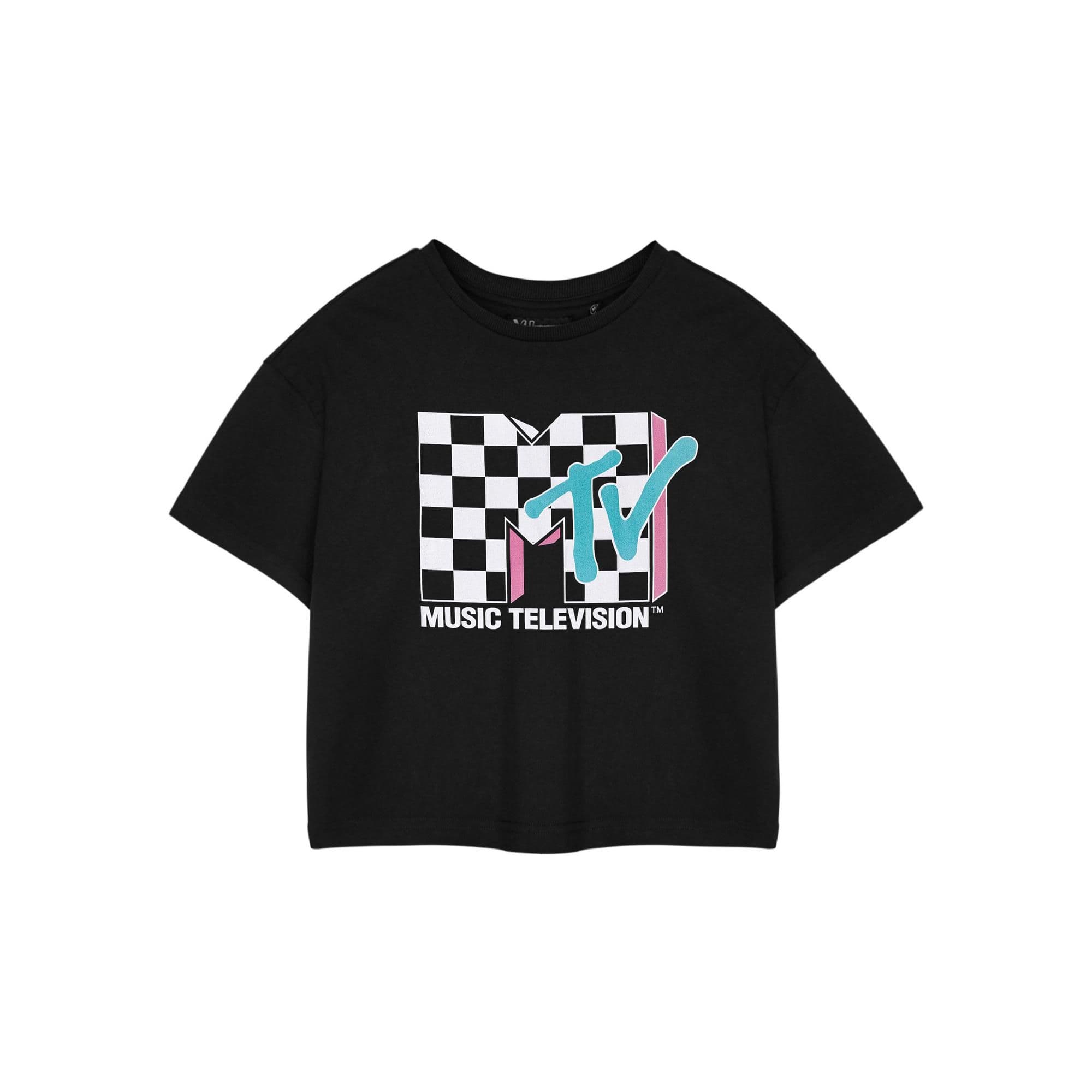 Cropped Short Sleeved T Shirt