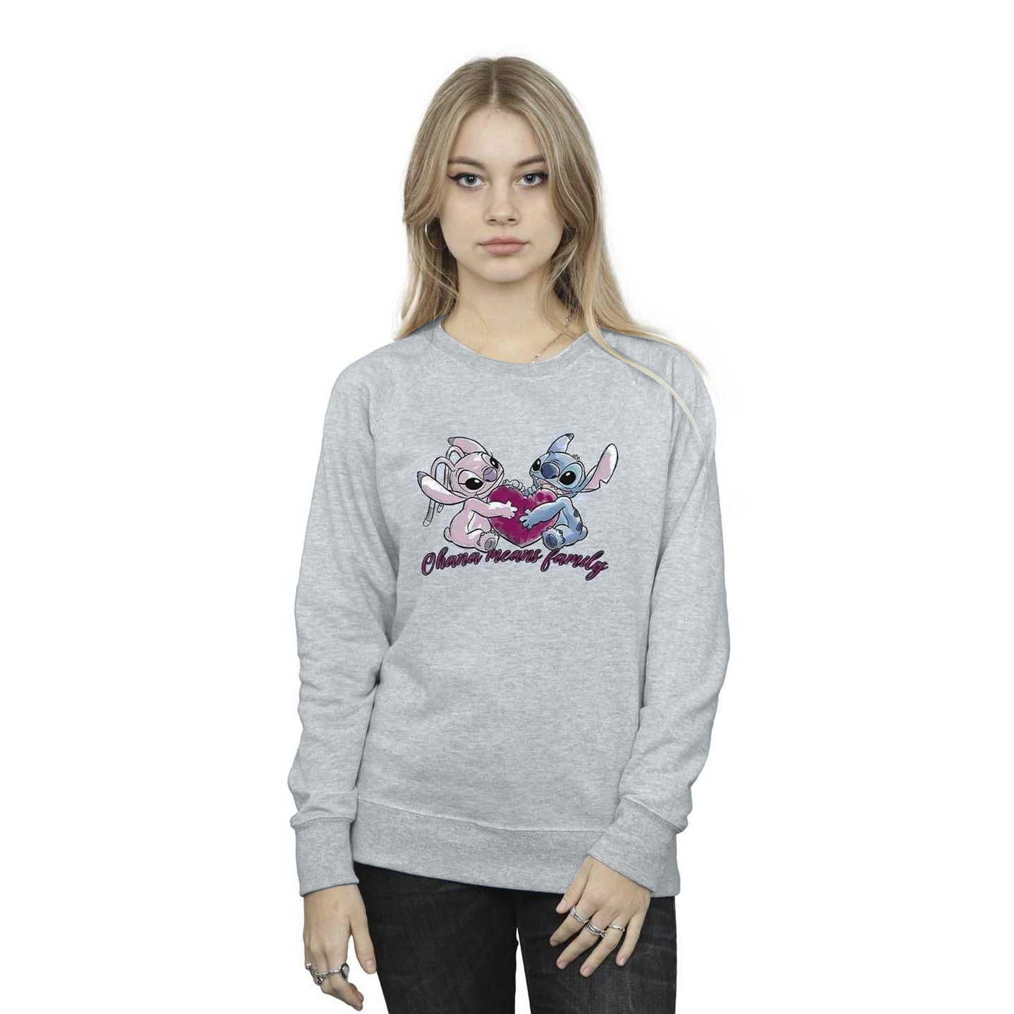 Lilo & Stitch Ohana Heart Angel Sweatshirt