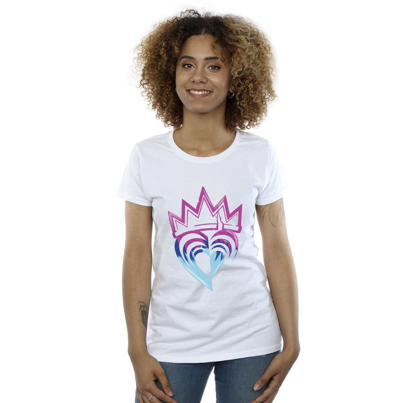 Descendants Pink Crown Cotton T Shirt