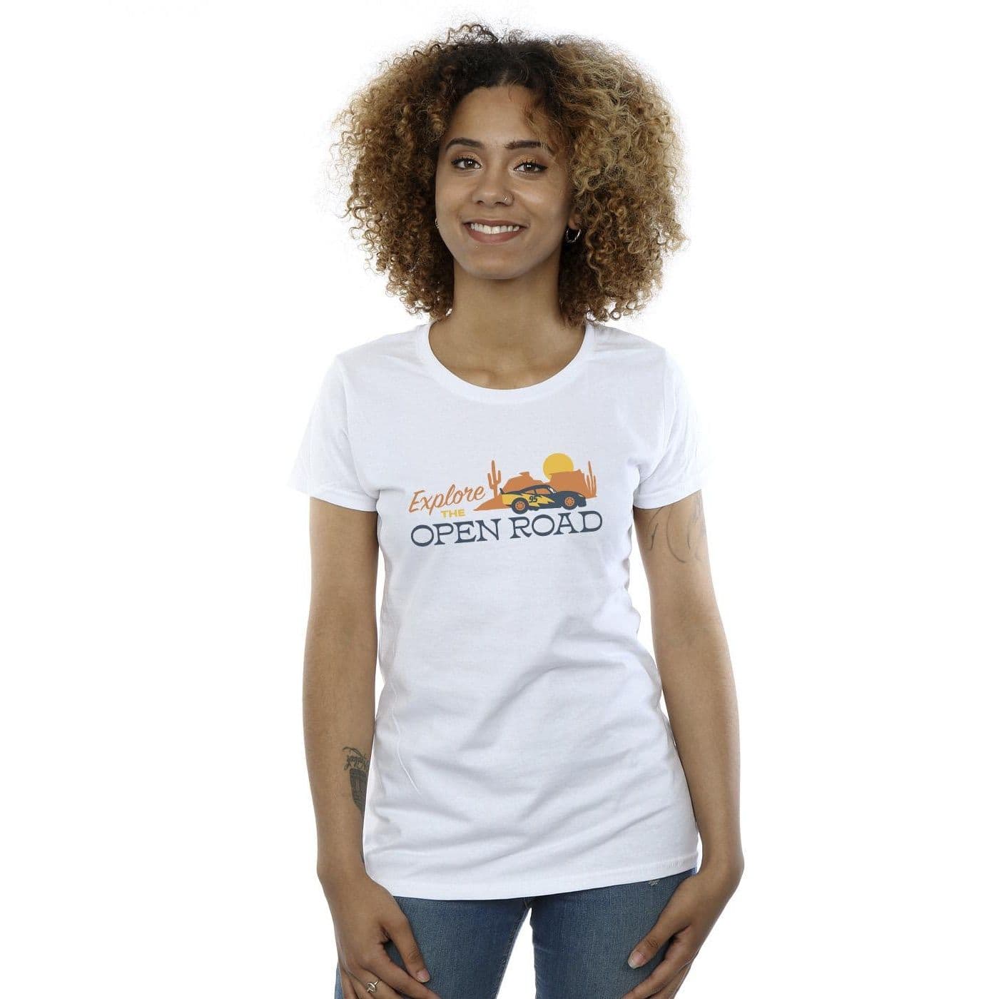 Cars Explore Open Road Cotton T Shirt