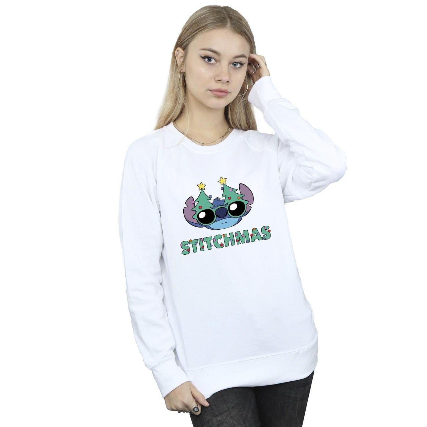 Lilo & Stitch Stitchmas Glasses Sweatshirt