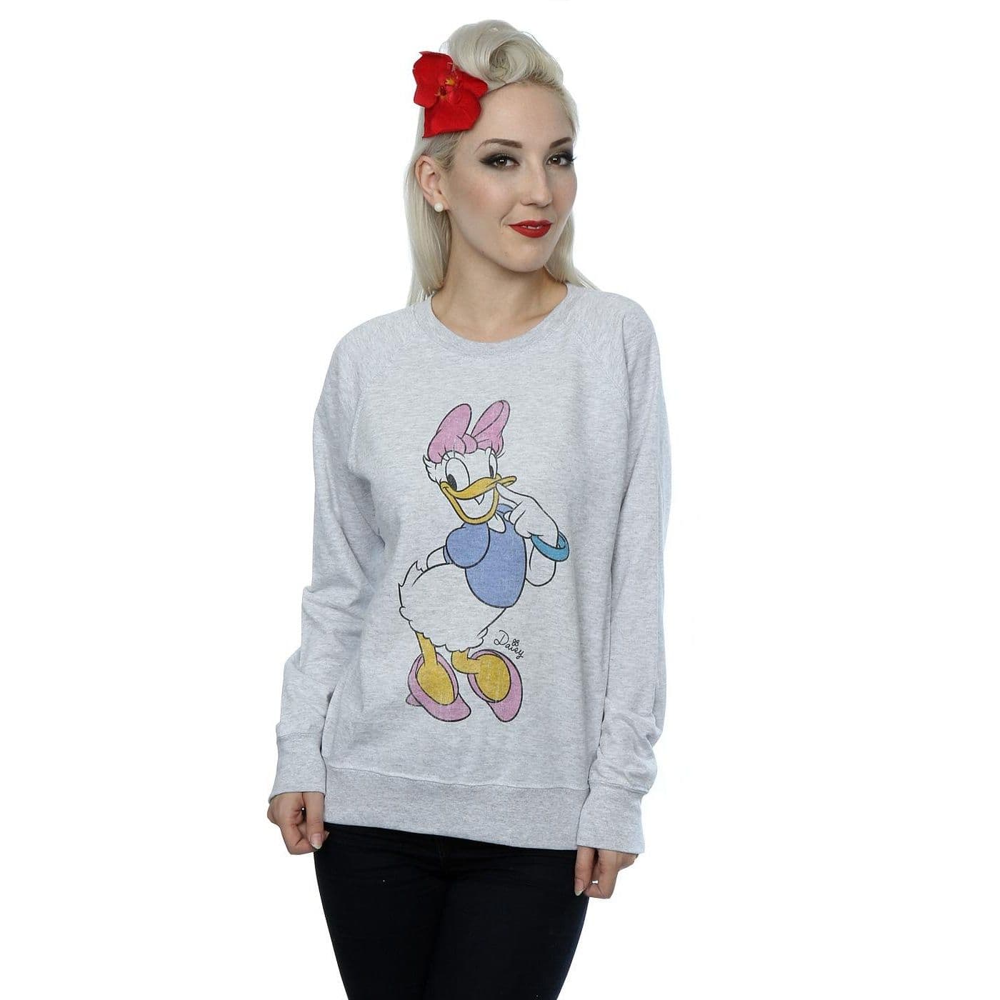 Classic Daisy Duck Heather Sweatshirt
