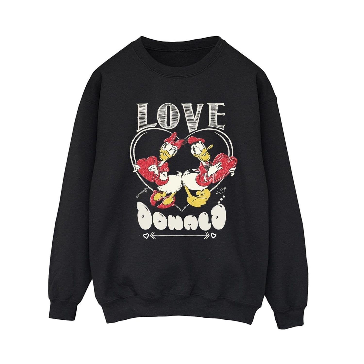 Donald Duck Valentine Sweatshirt