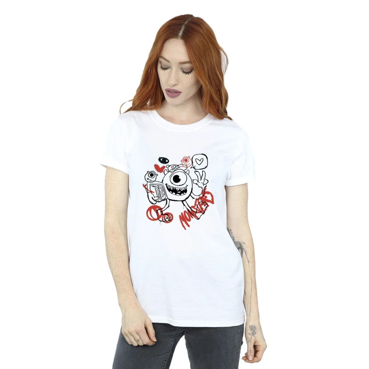 Mike Graffiti Cotton Boyfriend T Shirt