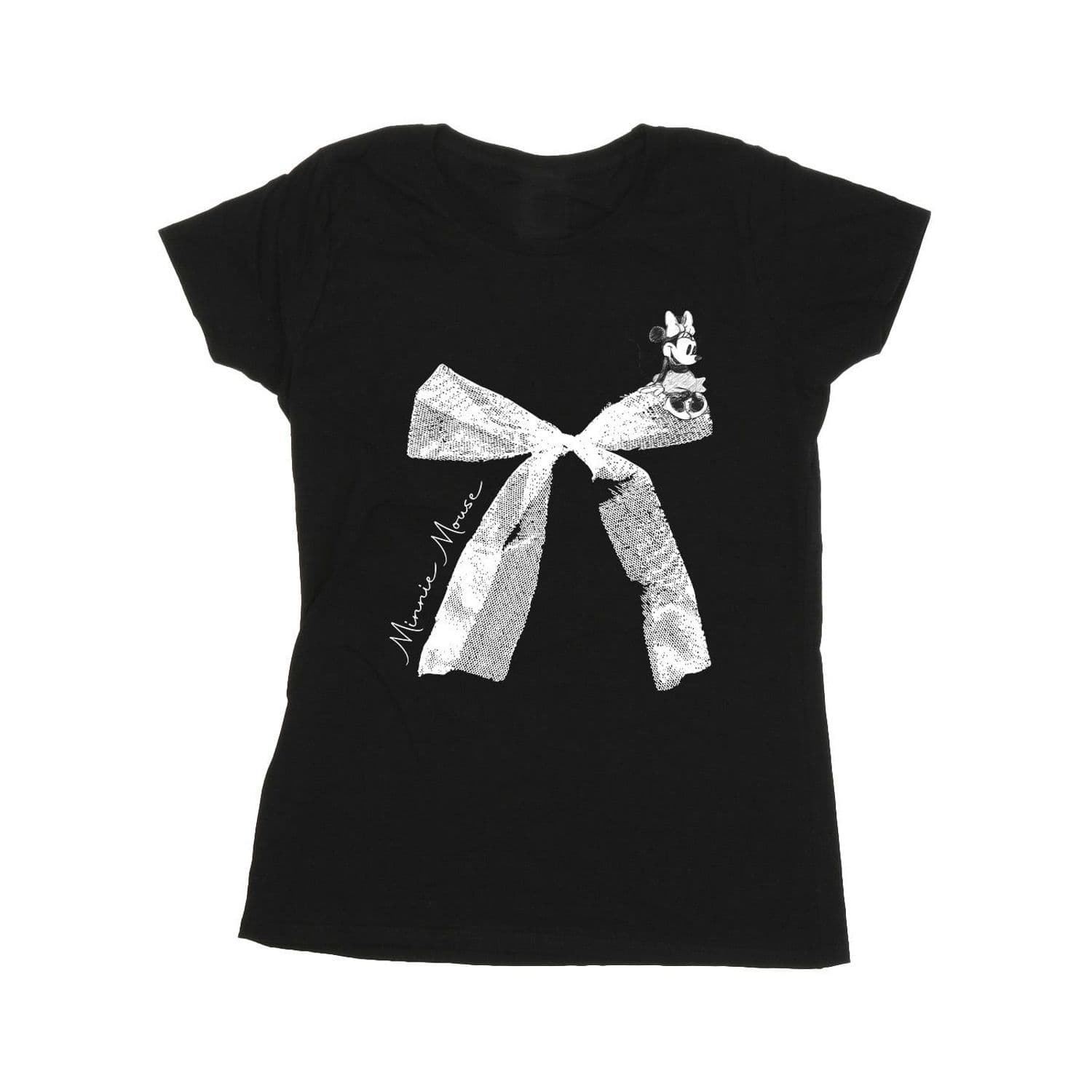 Minnie Mouse Bow Cotton T Shirt