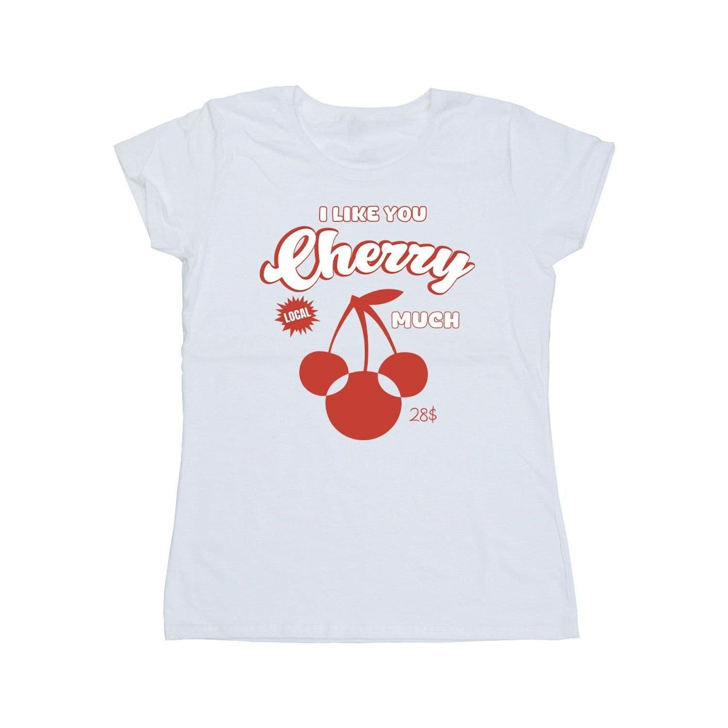 Cherry Much Minnie Mouse Cotton T Shirt