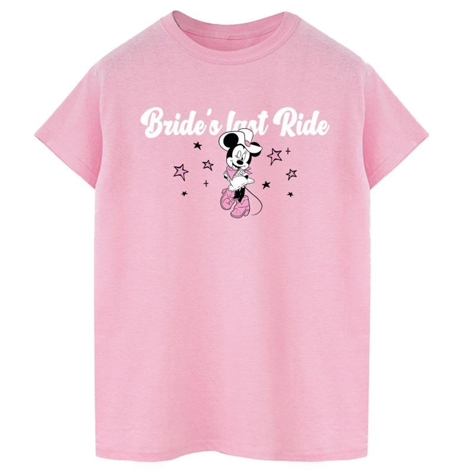 Minnie Mouse Cotton Boyfriend T Shirt Pink