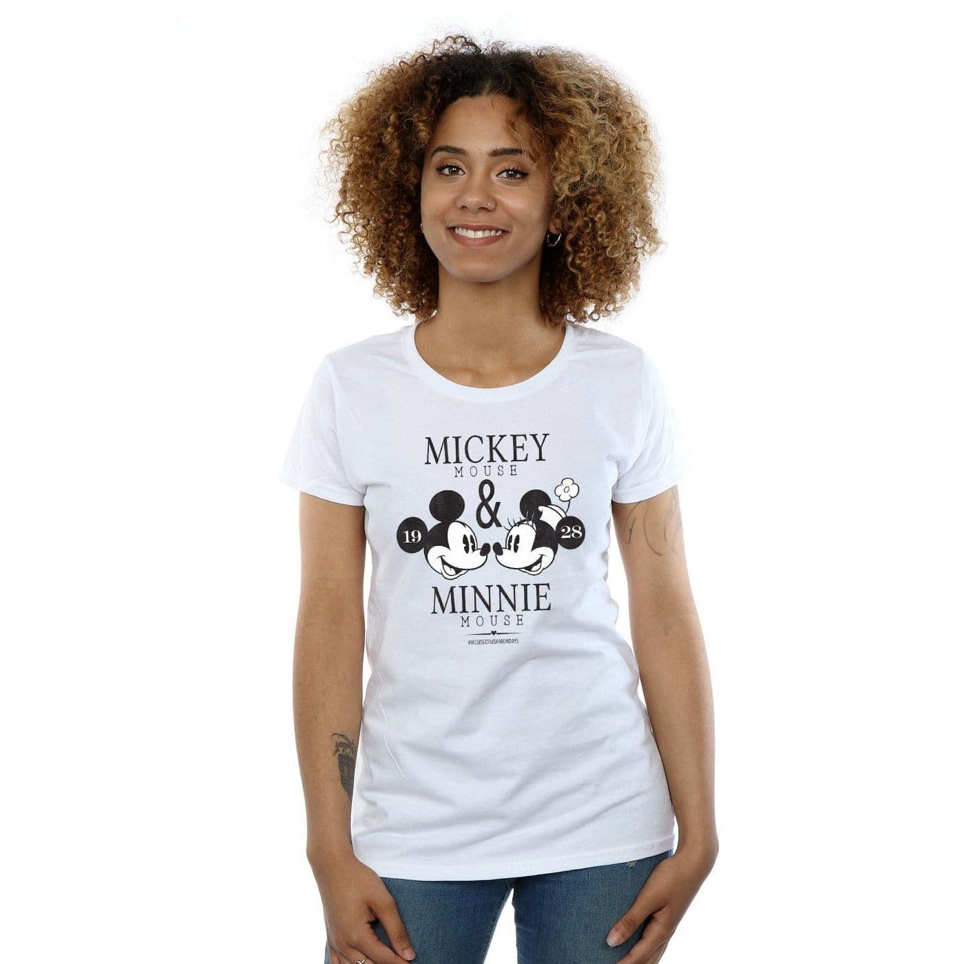 Mousecrush Mondays Mickey & Minnie Mouse Cotton T Shirt