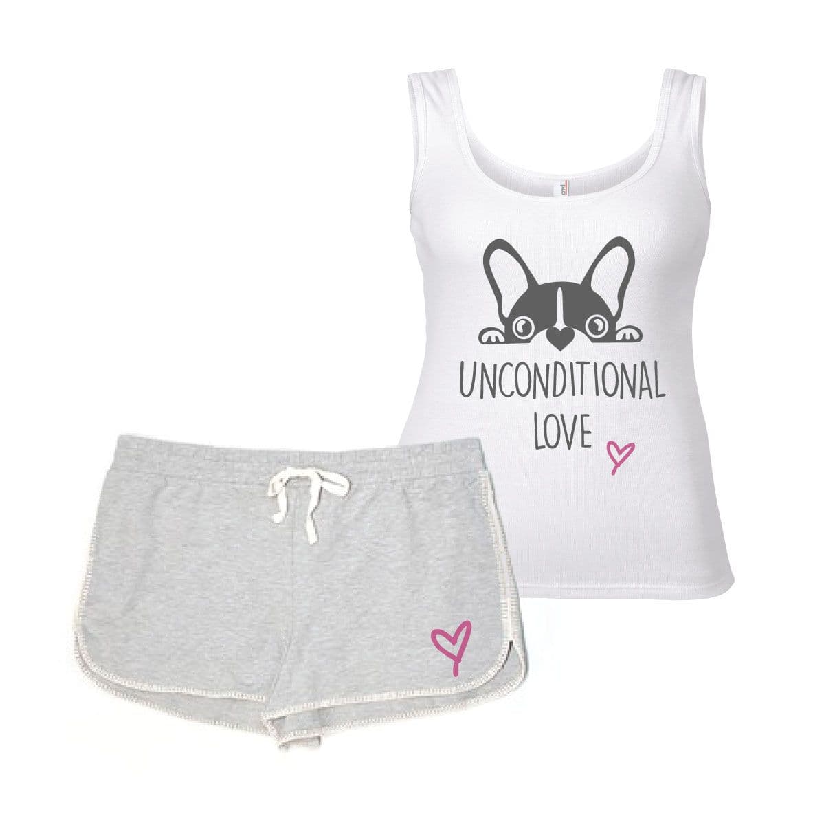 French Bulldog Unconditional Love Pyjama Set