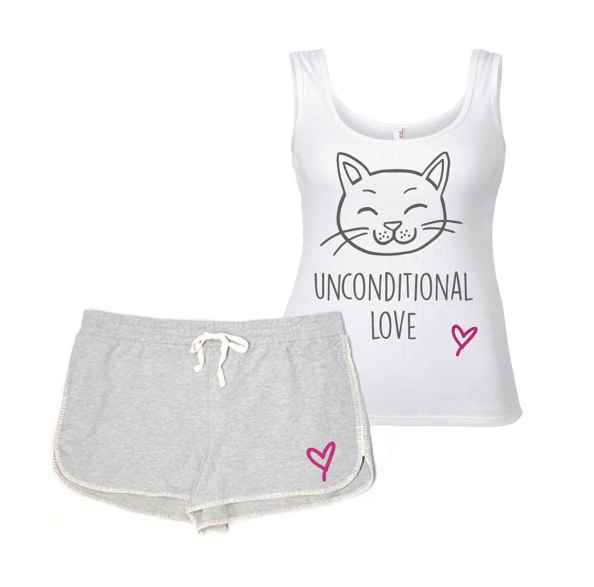 Cat Unconditional Love Pyjama Set Wife PJs