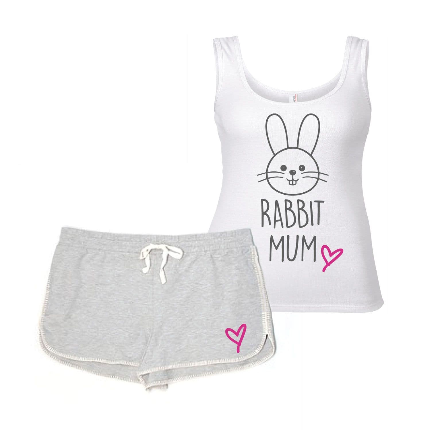 Rabbit Mum Pyjama Set Wife PJs Pet Clothes