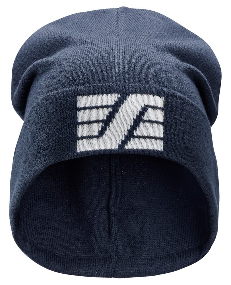 S Beanie Navy White