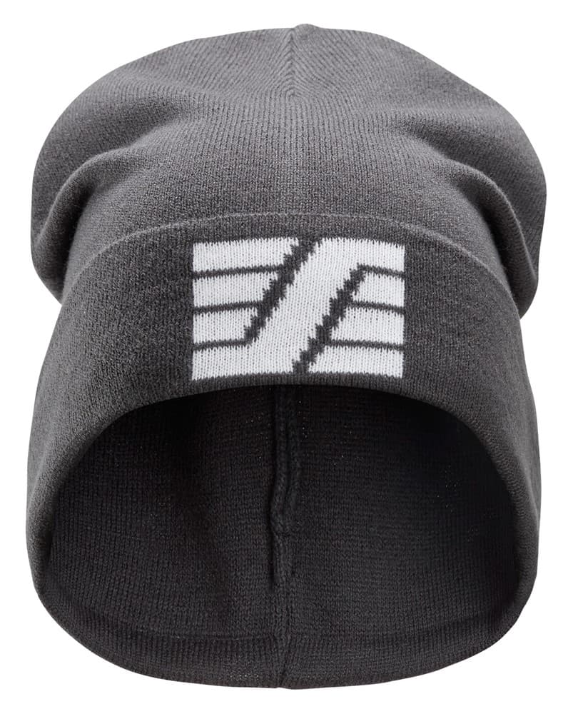 S Beanie Steel Grey White