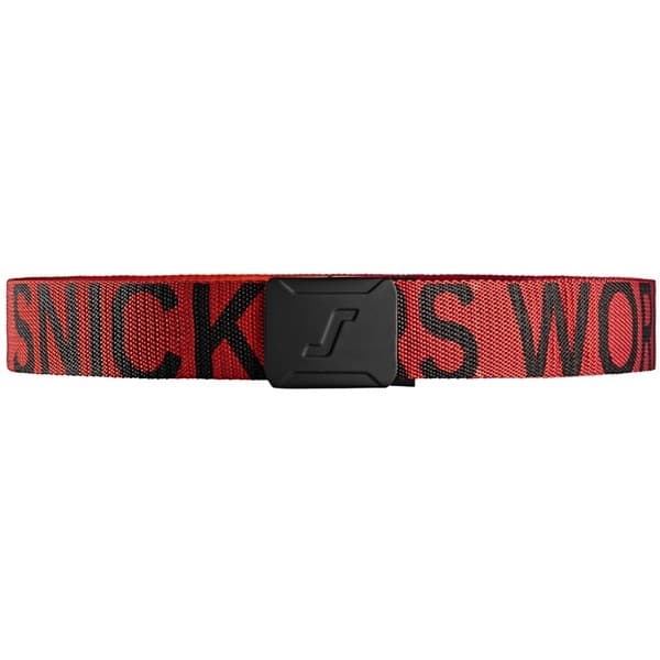 Logo Belt Chilli Red Black