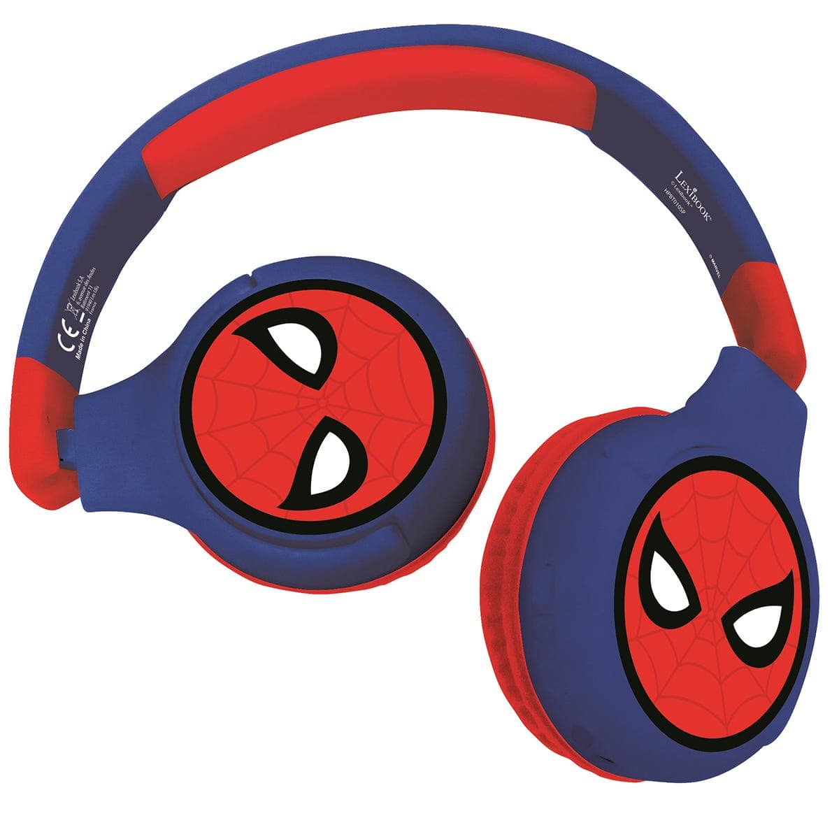 2 1 Bluetooth Wired Comfort Foldable Headphones Safe Volume Spider Man