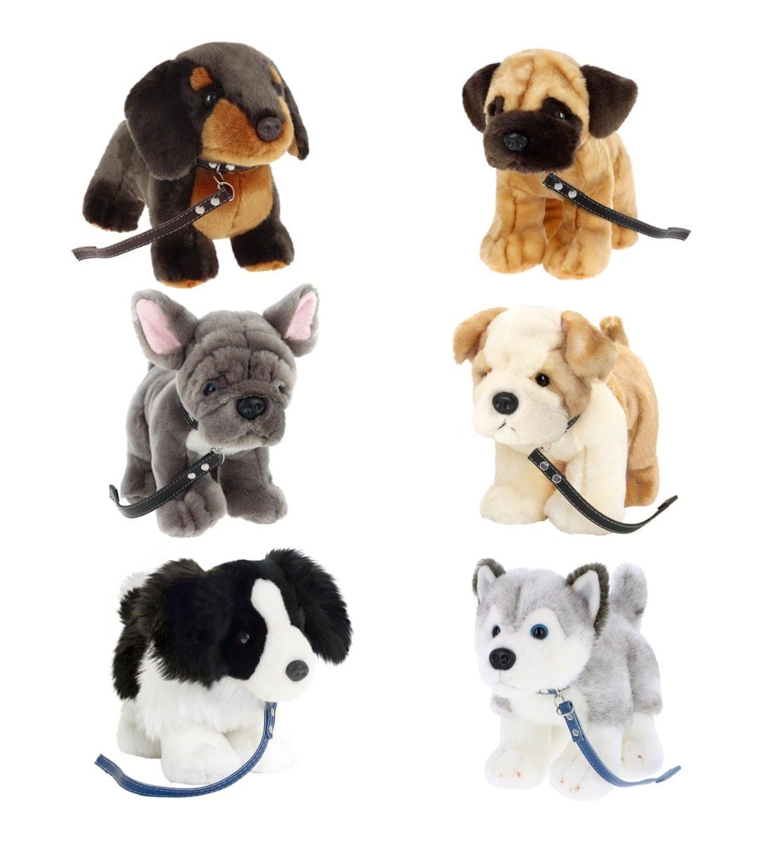 30Cm Signature Forever Puppy On Lead 6 Assortment