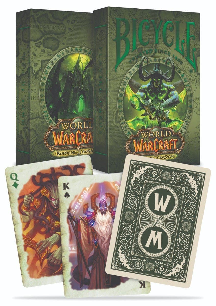 Bicycle World Warcraft Burning cards