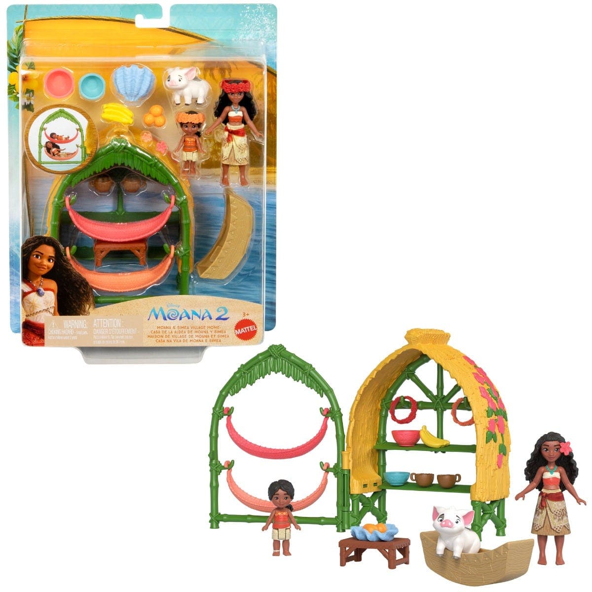 Moana 2 Moana & Simea Village Home Playset