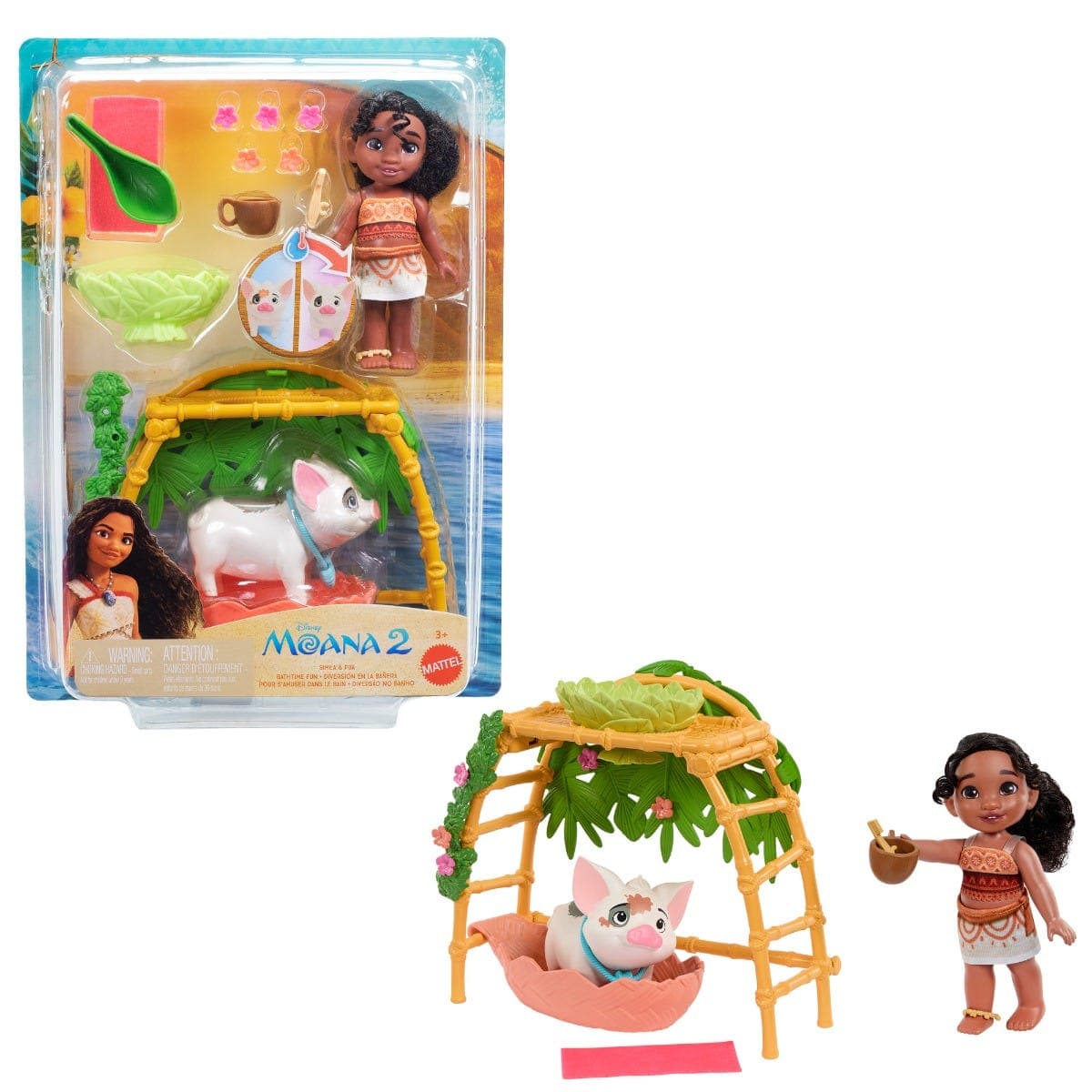 Moana 2 Simea & Pua Bathtime Fun Playset