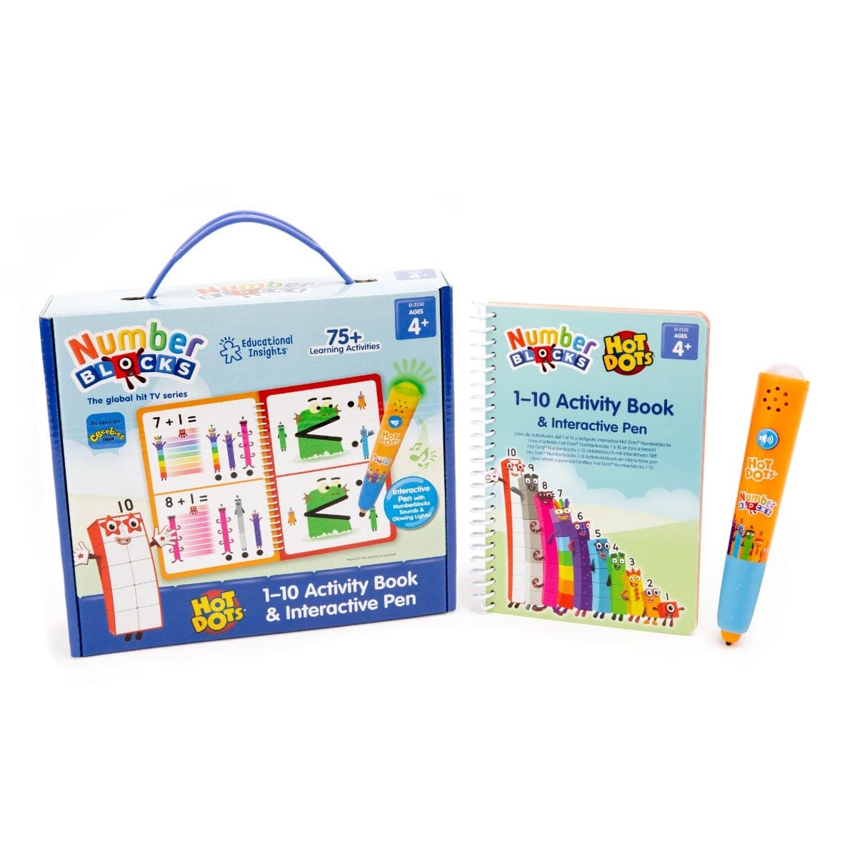 Hot Dots® Number Blocks Activity Book & Pen