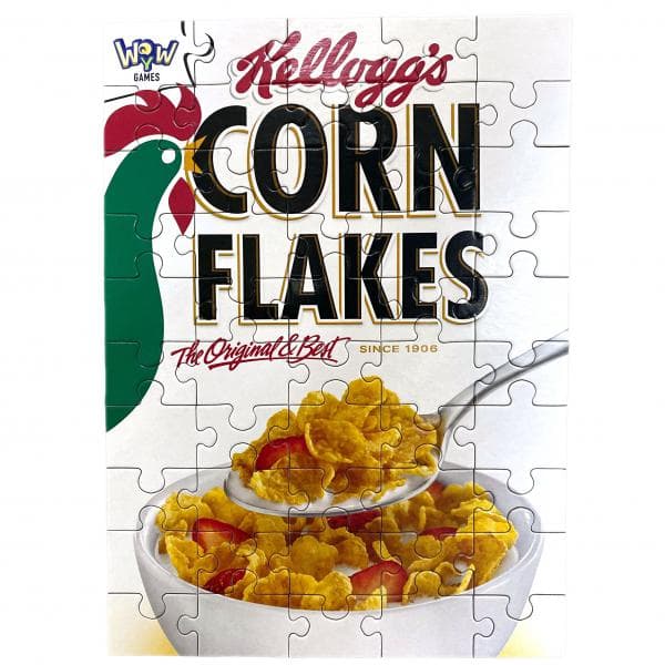 Kelloggs Mini 50 Pc Puzzles Corn Flakes