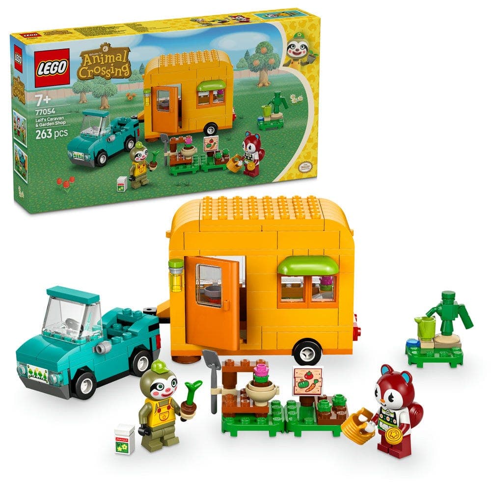 LEGO® Animal Crossing Leifs Caravan & Garden Shop Toy 77054