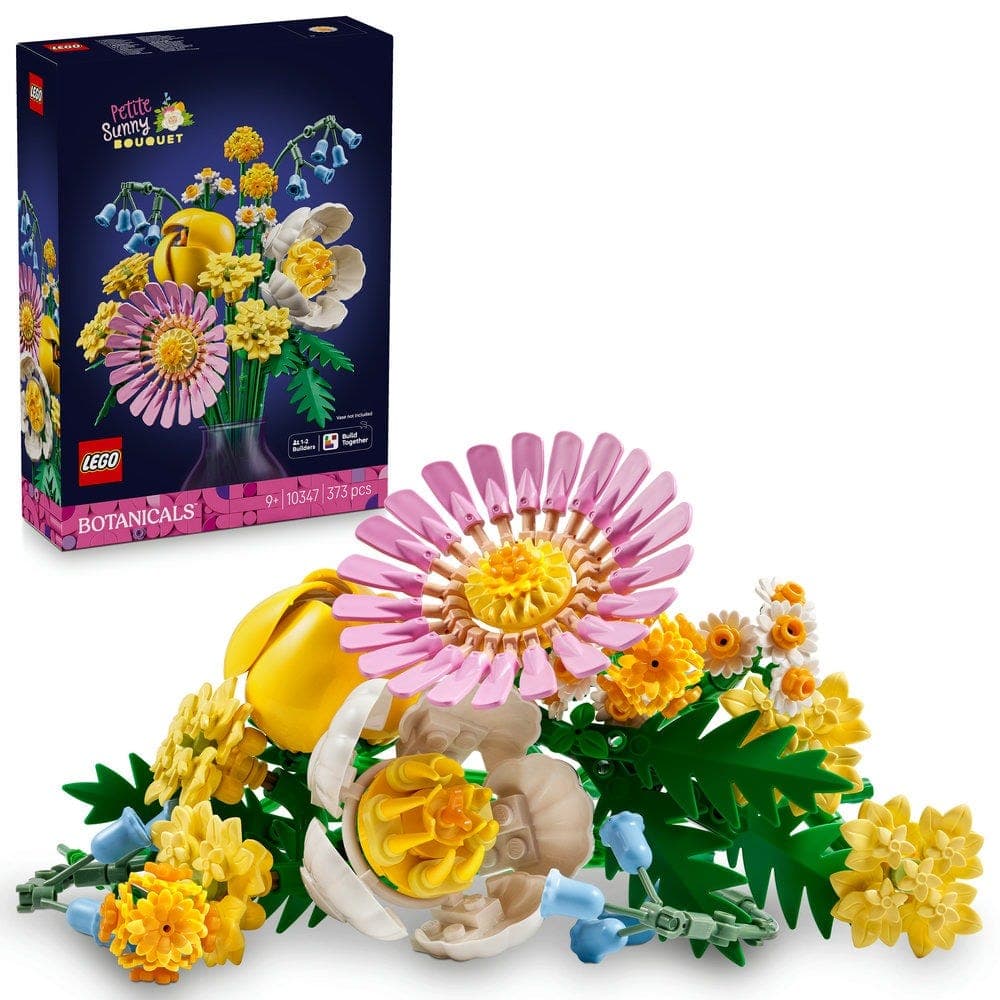 LEGO® Botanicals Petite Sunny Bouquet Toy Flowers Set 10347