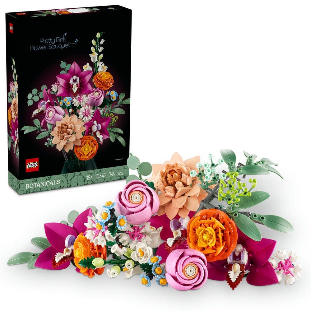 LEGO® Botanicals Pretty Flower Bouquet Decor Set 10342