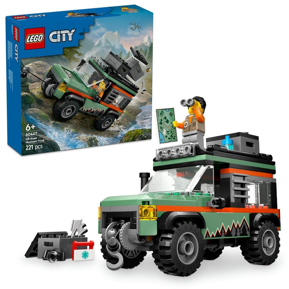 LEGO® City Off Road 4x4 Mountain Truck Toy Vehicle Set 60447