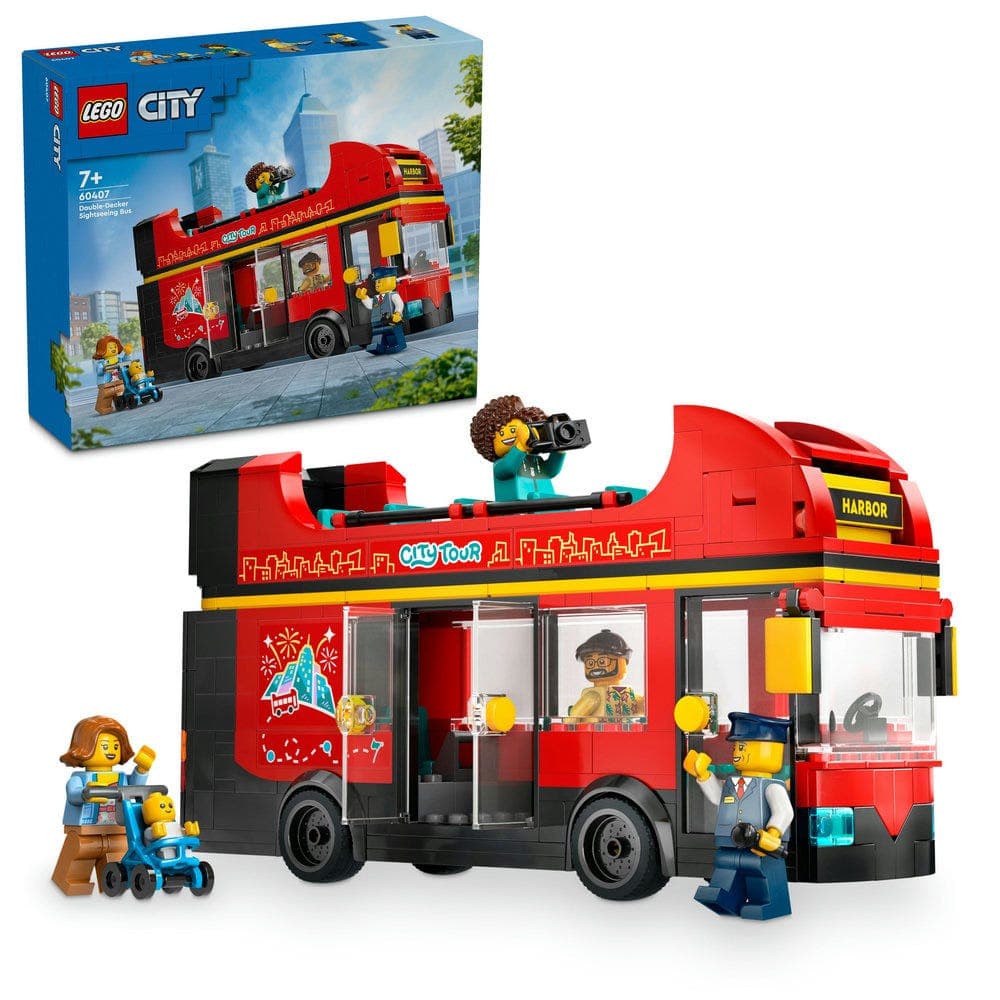 LEGO® City Double Decker Sightseeing Bus Toy 60407