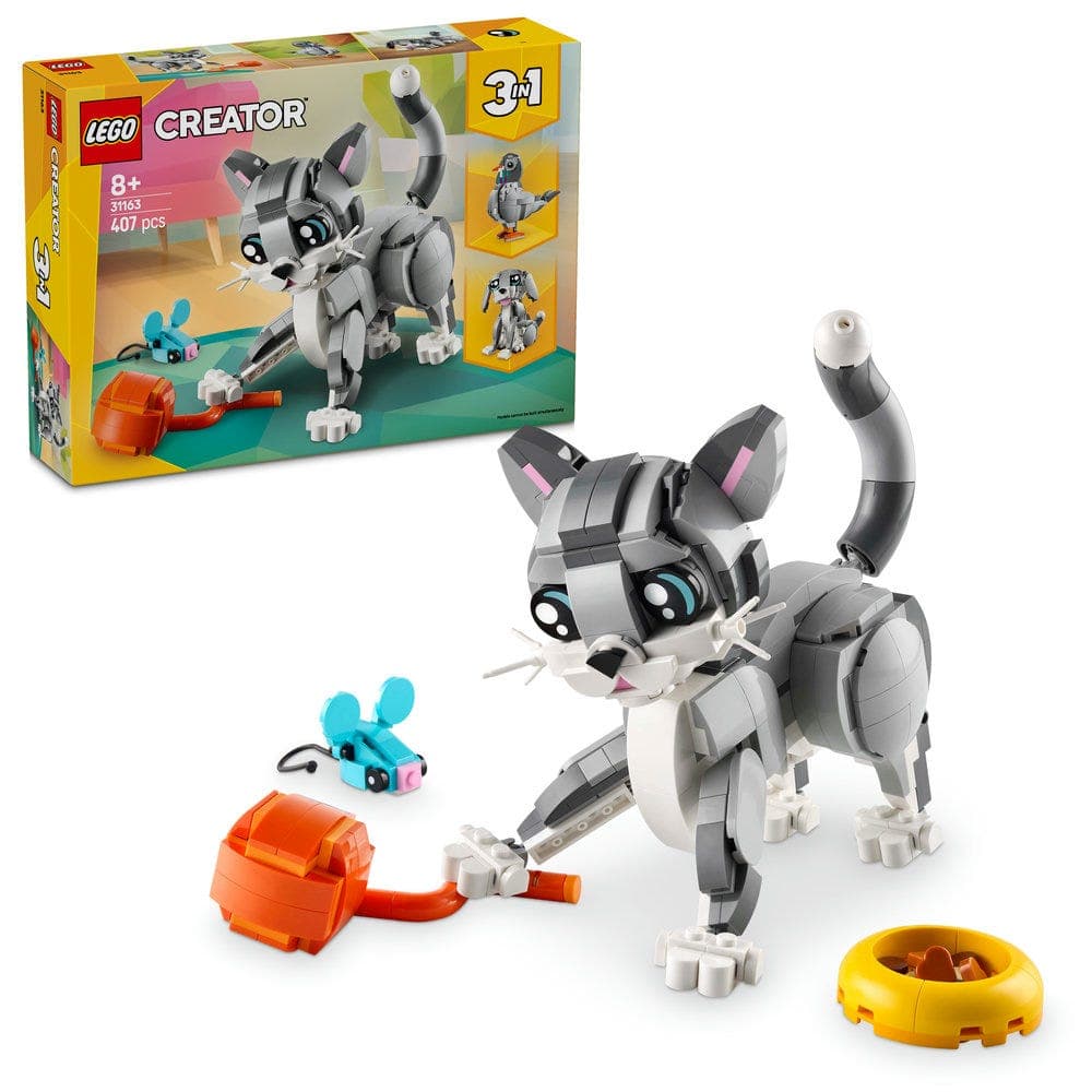 LEGO® Creator 3in1 Playful Cat Figure Toy Animal Set 31163