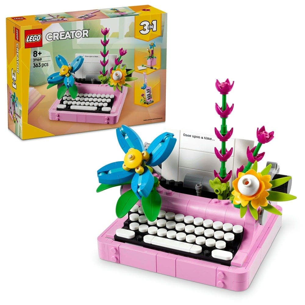 LEGO® Creator 3in1 Typewriter Flowers Toy 31169