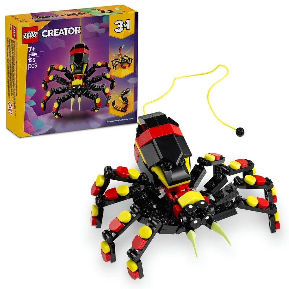 LEGO® Creator 3in1 Wild Animals Surprising Spider Toy 31159