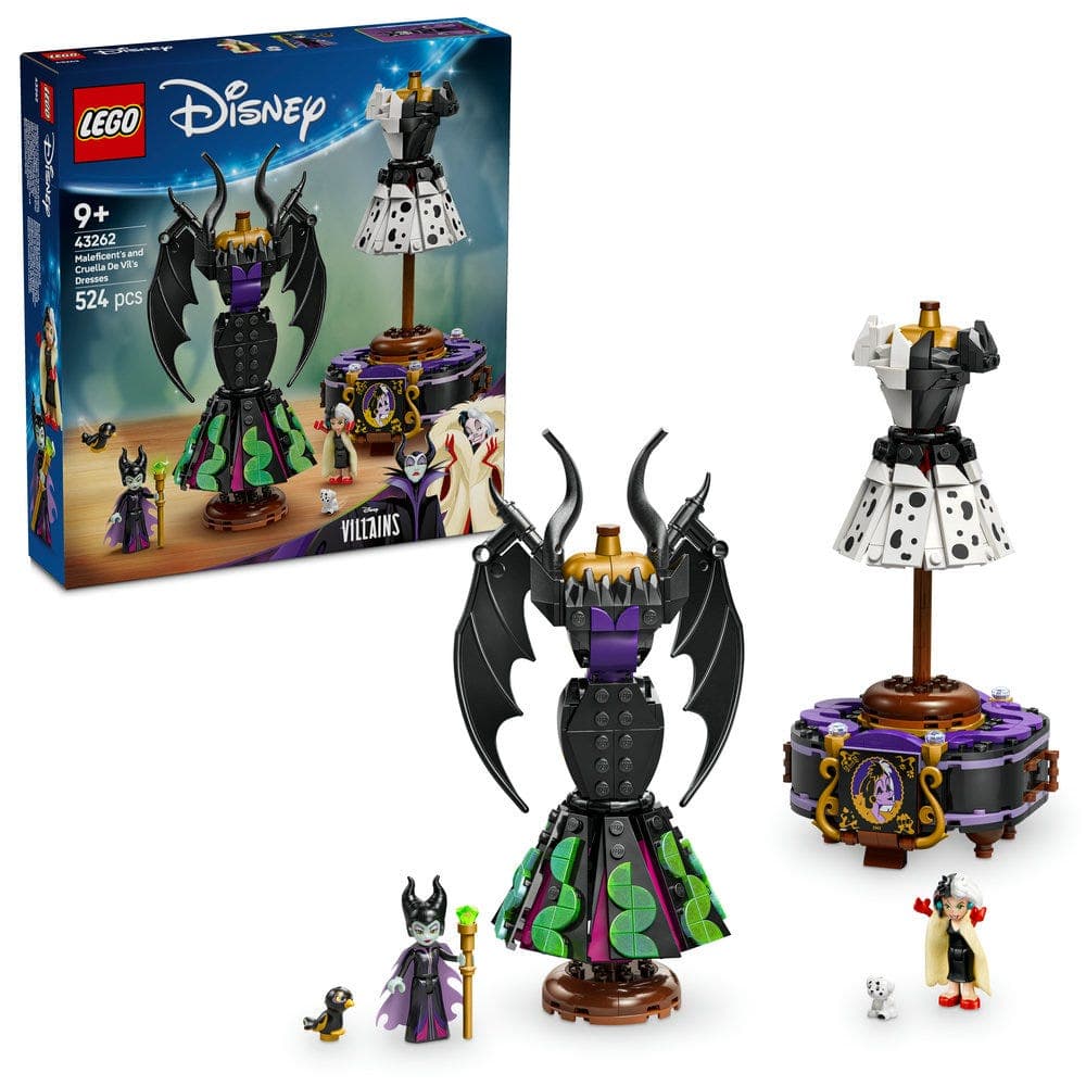 LEGO® ǀ Disney Villains MaleficentS Cruella De VilS Dresses 43262