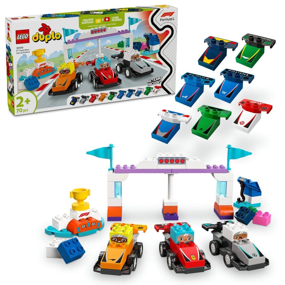LEGO® DUPLO F1® Team Race Cars & Drivers 10445