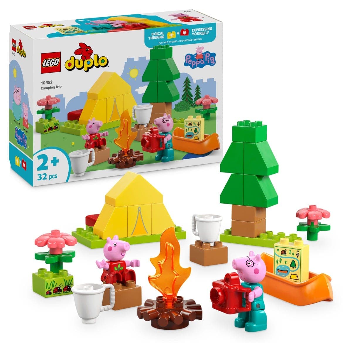 LEGO® Duplo Peppa Pig Camping Trip Learning Toy 10452