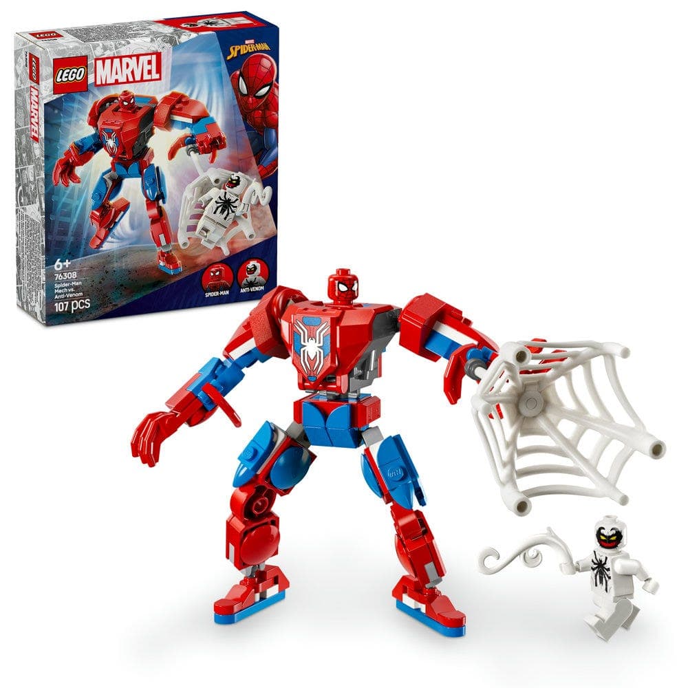 LEGO® Marvel Spider Man Mech vs. Anti Venom Playset 76308
