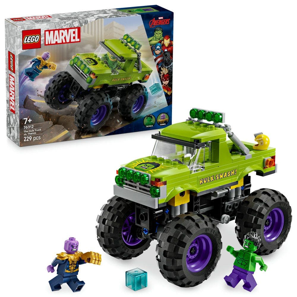 LEGO® Marvel Hulk Truck Vs. Thanos Building Toy Set 76312