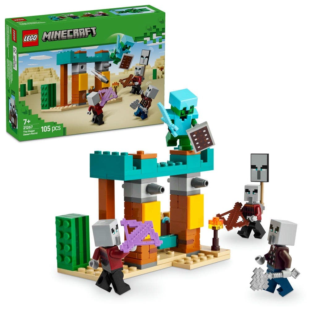 LEGO® Minecraft Illager Desert Patrol Building Toy 21267